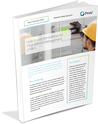 Como usar o ServiceNow para estudo de caso de gerenciamento de serviço de campo (FSM)