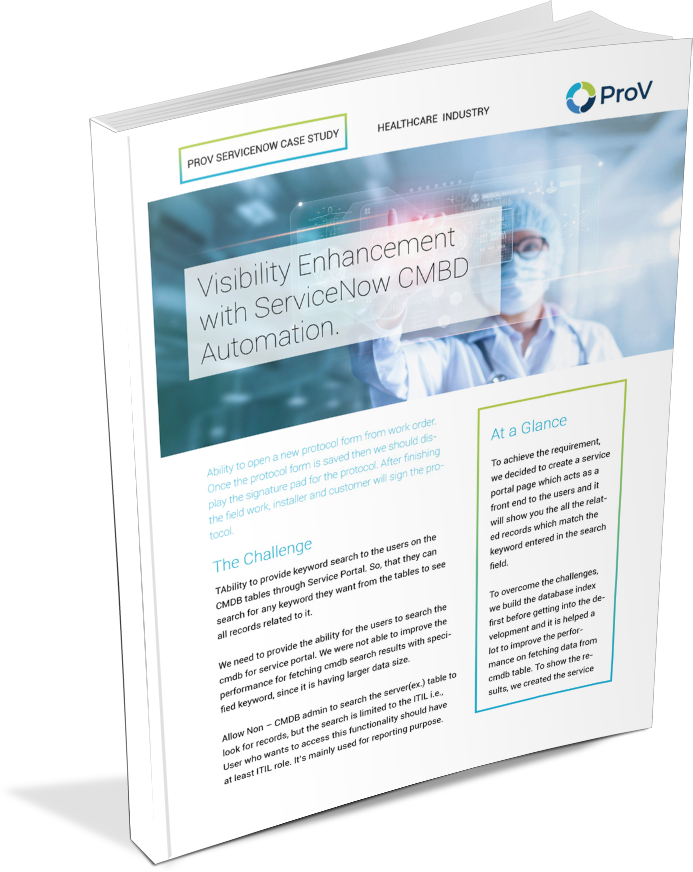 ServiceNow HealthCare Case Study