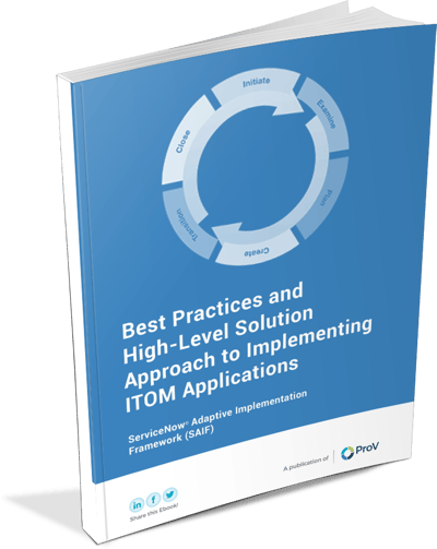 Práticas recomendadas para implementar o guia ITOM