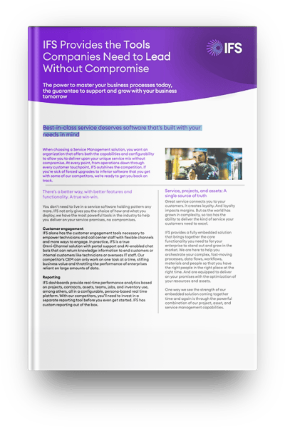 Everything You Need to know about IFS Service Management Software